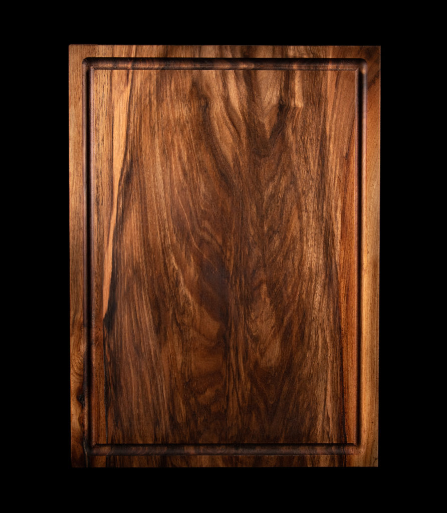 Planche à Découper Noyer Massif Et Tiroir Avec Couteau D'office 10cm